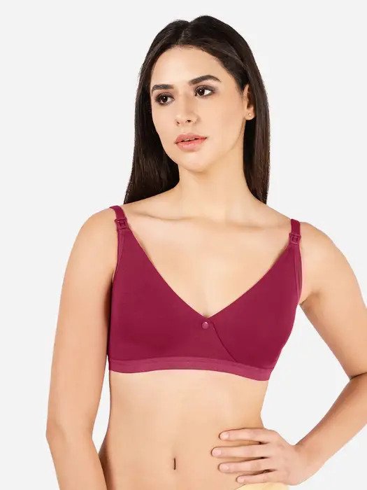 Beet Red Criss Cross Nursing Bra