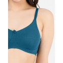 Moroccan Blue Non Padded 3 Part Everyday Cup Bra