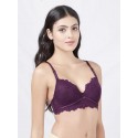 Dark Purple Full Lace Padded